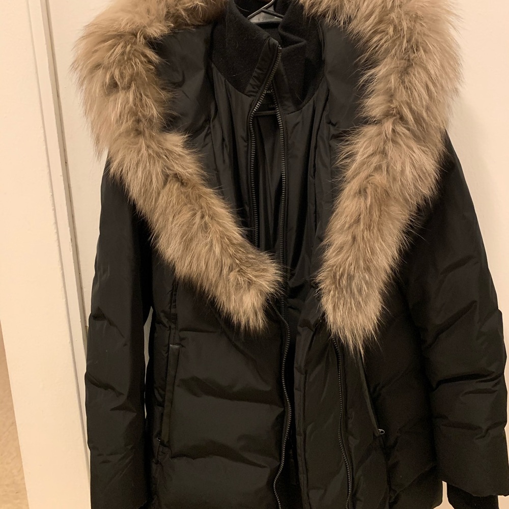 Mackage Adali Fox Fur-Trimmed down Puffer Coat